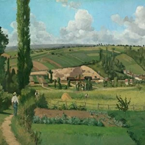 Landscape at Les Patis, Pontoise, 1868. Creator: Camille Pissarro