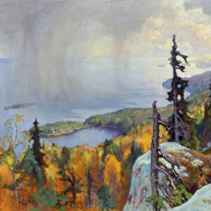 Landscape (Maisema Kolilta), 1930. Artist: Jarnefelt, Eero (1863-1937)