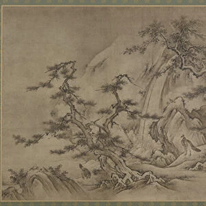 Landscape, Muromachi period, 1519-1592. Creator: Kano Shoei