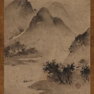 Landscape, Muromachi period, 16th century. Creator: Kano Motonobu