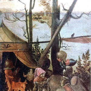 Landscape scene, legend of Saint Christopher, c1520-1559. Artist: Jan Mandyn