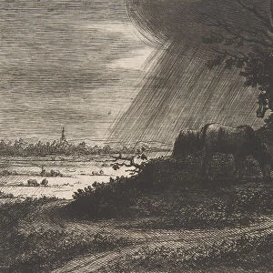 Landscape with Storm, 18th-early 19th century. Creator: Vivant Denon