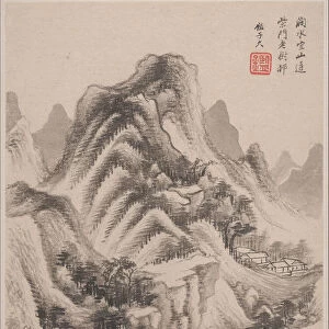 Landscapes in the styles of old masters, dated 1668. Creator: Wang Jian