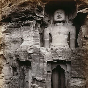 Large Shrine Figure in the Happy Valley, Gwalior, India, 1860s. Creator: Unknown