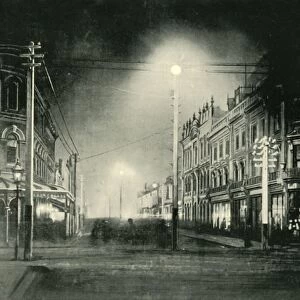 Launceston By Night (Brisbane Street), 1901. Creator: Unknown