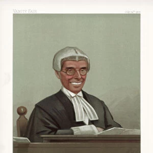 A Lawyer on the Bench, 1902. Artist: Spy