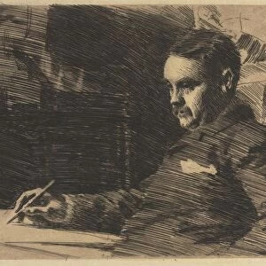 Lawyer Wade, 1890. Creator: Anders Zorn (Swedish, 1860-1920)