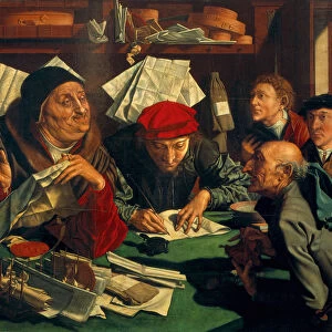 The Lawyers Office, 1545. Artist: Reymerswaele, Marinus Claesz, van (ca. 1490-after 1567)