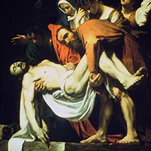 The Laying in the Tomb ( The Deposition / The Entombment ), 1602-16044. Artist: Michelangelo Caravaggio