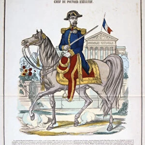 Le General Cavaignac 28 Juin 1848, France. Colour Lithograph. Private collection