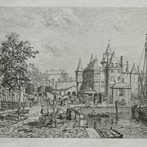 Le Haag a Amsterdam. Creator: Maxime Lalanne (French, 1827-1886)