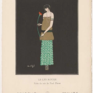 Le Lys rouge. From Gazette du Bon Ton, 1914