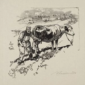 Le marchand de lait. Creator: Auguste Louis Lepere (French, 1849-1918)