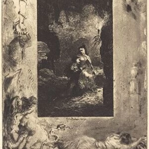 Le Tombeau du Diable (The Devils Tomb), 1879 / 1880. Creator: Felix Hilaire Buhot