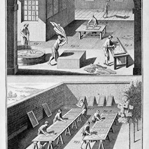 Leather tanning, 1751-1777