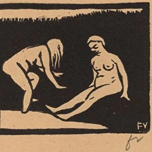 Leaving the Water (La sortie du bain), 1893. Creator: Felix Vallotton
