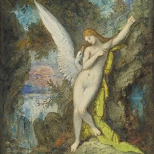 Leda and the Swan. Artist: Moreau, Gustave (1826-1898)