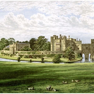 Leeds Castle, Kent, home of the Wykeham-Martin family, c1880