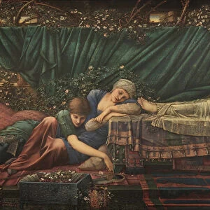 The Legend of Briar Rose: The Sleeping Beauty, 1885-1890. Creator: Burne-Jones, Sir Edward Coley