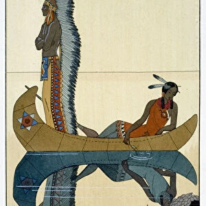 The Length of the Missouri, 1922. Artist: Georges Barbier