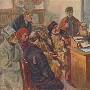 Lenin Talking To Peasants, (1939). Creator: M Sokolov