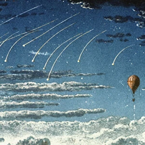 Leonid meteor shower, 1870