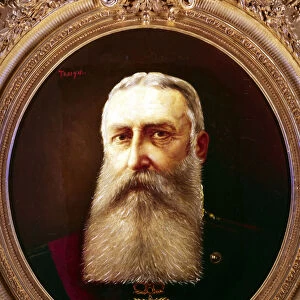 Leopold II, King of Belgium, 1865-1909 Artist: Pierre Tossyn