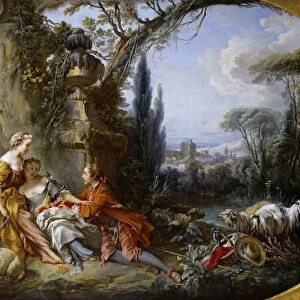 Les Charmes de la vie champetre (Delights of country life). Artist: Boucher, Francois (1703-1770)