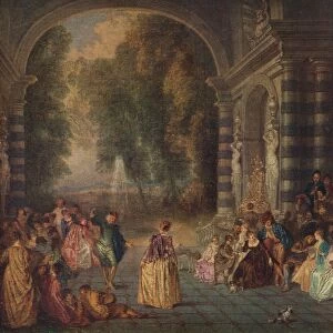 Les Plaisirs du Bal (Le Bal Champetre), c1717. Artist: Jean-Antoine Watteau