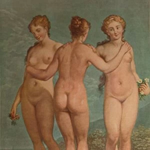 Les Trois Graces, (The Three Graces), c1785, (1913). Artist: Jean Francois Janinet