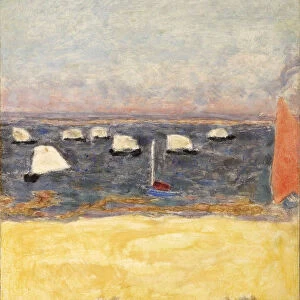 Les Voiliers, regates, ca 1932. Creator: Bonnard, Pierre (1867-1947)