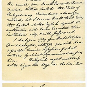 Letter from Henry John Temple to RB Hoppner, 18th June 1832. Artist: Lord Palmerston
