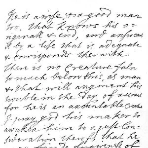 A letter from William Penn of Pennsylania, late 17th-early 18th century, (1840). Artist: William Penn