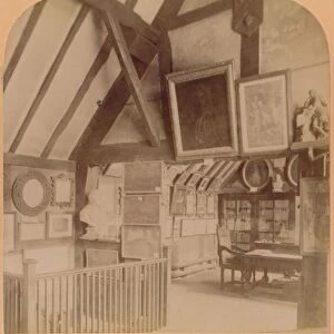 The Library in Shakespeares House, Stratford-on-Avon, England, 1900