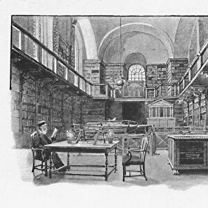 The Library, St. Pauls Cathedral, 1891. Artist: William Luker