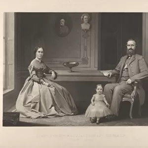 Lieutenant General Thomas J. Jackson and His Family ("Stonewall Jackson"), 1866