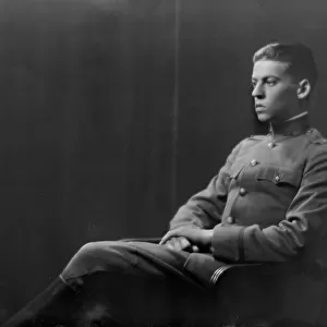 Lieutenant H. Wanger, portrait photograph, 1918 Sept. 20. Creator: Arnold Genthe