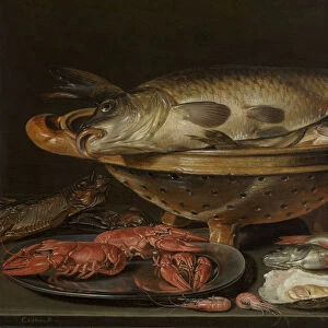 Still Life with Fish, ca 1612-1621. Creator: Peeters, Clara (1594-1658)