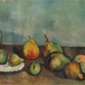 Still life, pitcher and fruit, 1894. Artist: Paul Cezanne