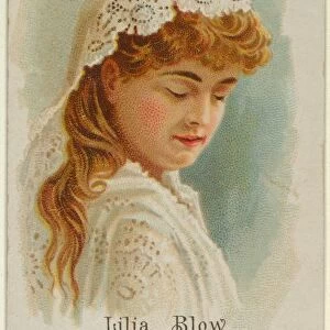 Lilia Blow, from Worlds Beauties, Series 1 (N26) for Allen & Ginter Cigarettes, 1888