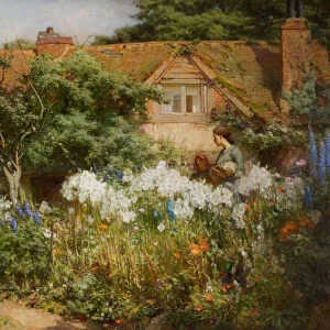 The Lily Garden, 1914. Creator: James Valentine Jelley