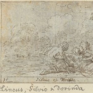 Linco, Silvio and Dorinda, 1640. Creator: Johann Wilhelm Baur