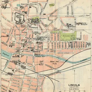 Lincoln, c20th Century. Artist: John Bartholomew Lincoln, c20th Century. Artist: John Bartholomew