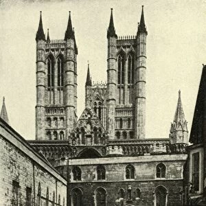 Lincoln Cathedral and The Exchequer Gate, c1948. Creator: Unknown