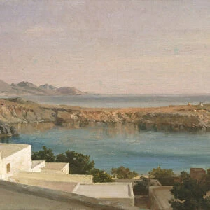 Lindos, Rhodes, ca 1860-1870. Artist: Leighton, Frederic, 1st Baron Leighton (1830-1896)