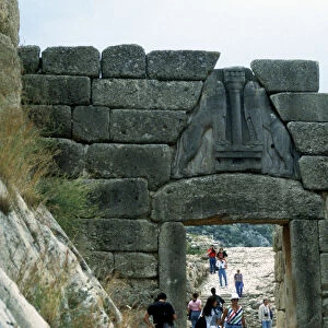 Lion Gate, Mycenae, Greece, c1250 BC