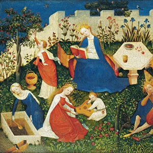The little Garden of Paradise. Artist: Upper Rhenish Master (active c. 1410-1420)