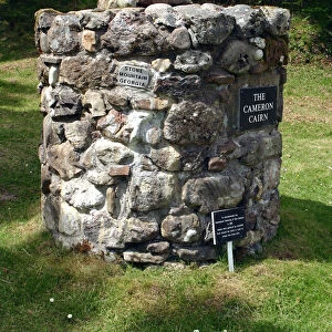 Living cairn, Clan Cameron Museum, Achnacarry, near Spean Bridge, Highland, Scotland