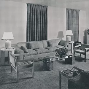 Living room in the apartment of Samuel A. Marx, 1942