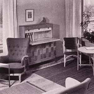 Living-room furniture by Carl-Axel Acking, made by A. B. Svenska Mobelfabrikerna, 1949